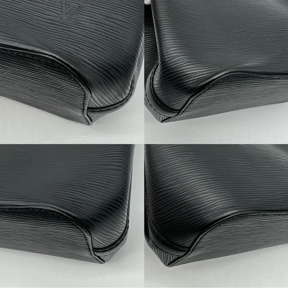 ❌SOLD❌Authentic Louis Vuitton Black Epi Mandara PM shoulder bag - Picture 13 of 16